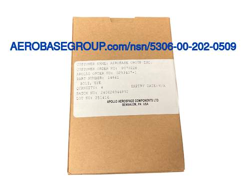 그림  국가 재고 번호의 5306-00-202-0509