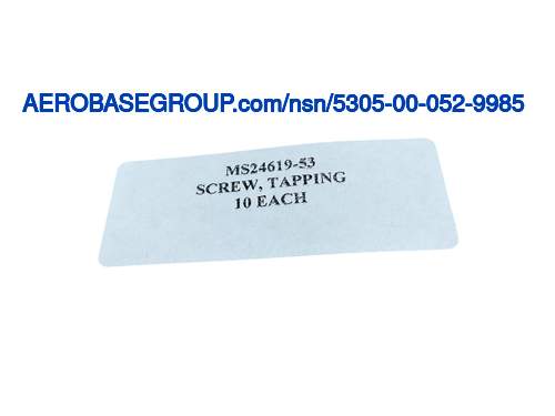 국가 주식 번호의 그림  5305-00-052-9985