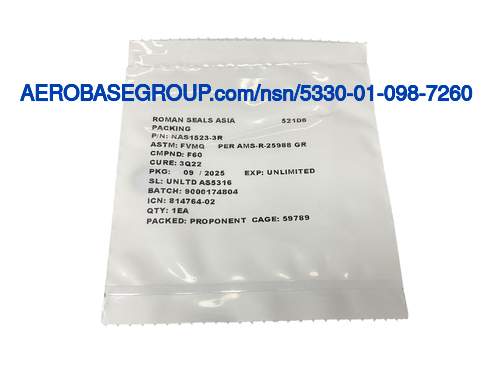 국가 주식 번호의 그림  5330-01-098-7260